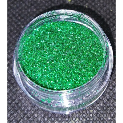 glitters santa green